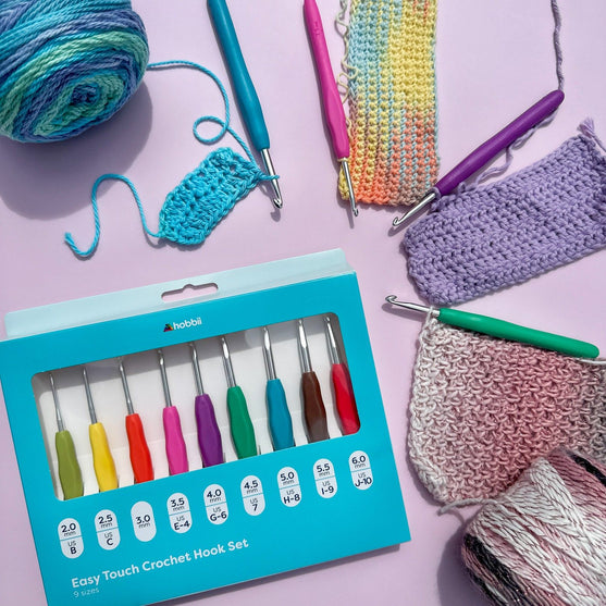 Juego de ganchillos Easy Touch - 9 tamaños - Hobbii
15