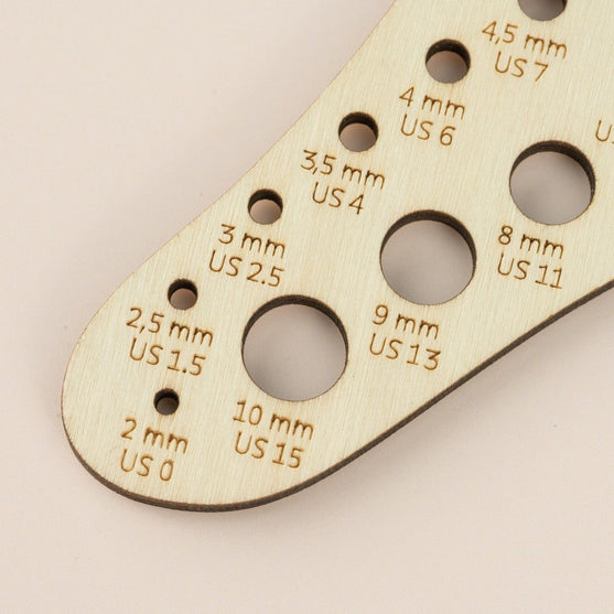 Medidor de agujas de tejer en llavero - Calcetín - Hobbii
4