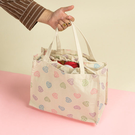 Canvas Shopper con cierre de cordón - Hobbii
5
