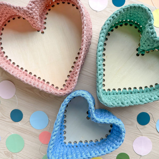Base de la cesta - Forma de corazón - Hobbii
4