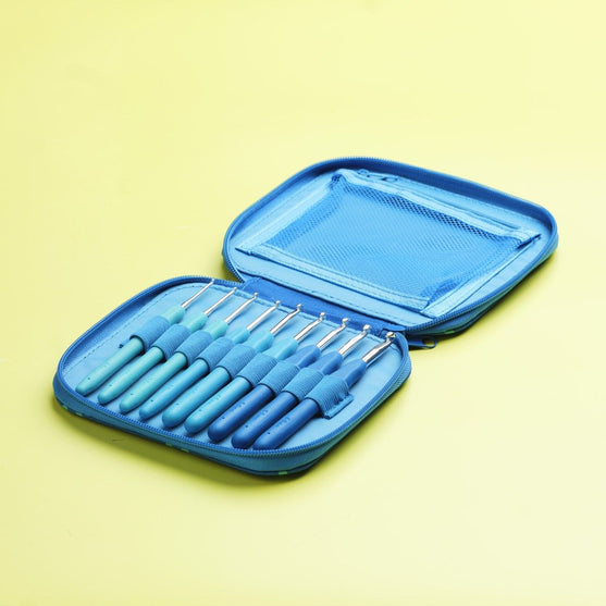 Set de ganchillos Easy Touch - Lagoon - 9 tamaños - Hobbii
2