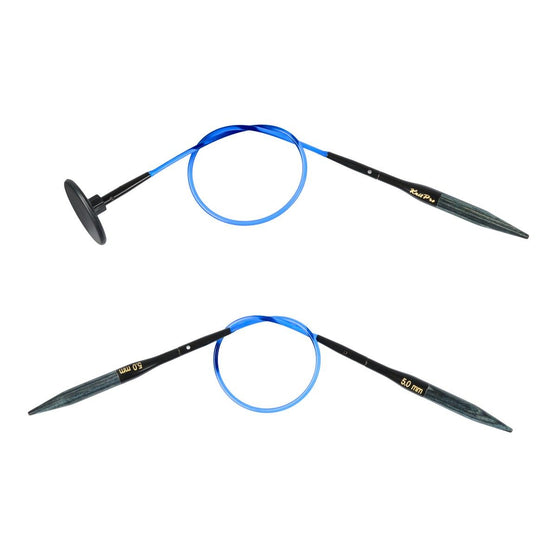 Set de agujas circulares intercambiables extra cortas DENIM - KnitPro
5