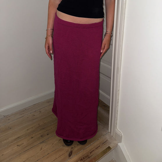 Falda maxi de corte en forma de A - Falda maxi de tiro bajo
2