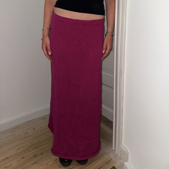 Falda maxi de corte en forma de A - Falda maxi de tiro bajo
3