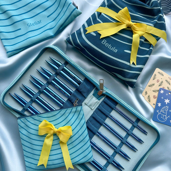Juego de agujas circulares intercambiables Stellar Deluxe - Zafiro - Hobbii
15