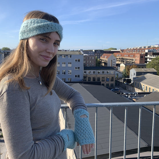 Soft Twist - Banda para la cabeza y mitones
5