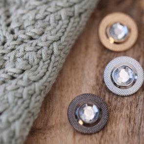 Botones decorativos - 17 mm - 4 unidades - Go Handmade
2