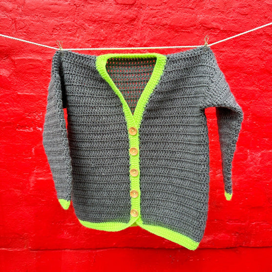 Contrast Cardi - Cárdigan para niños
4