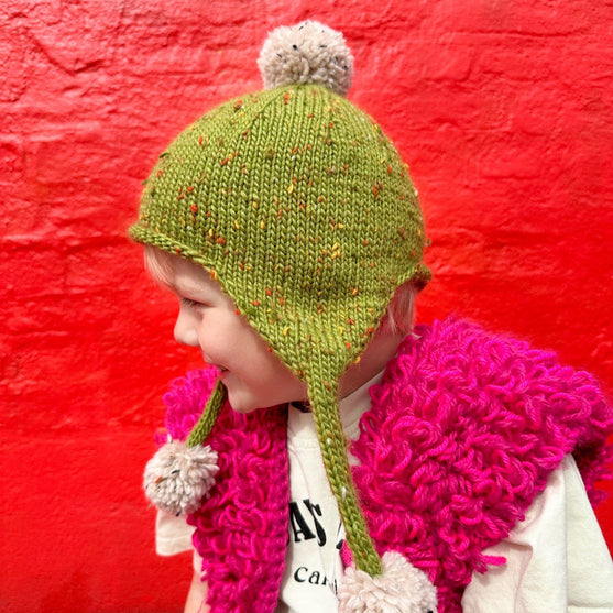Triple pompom - Gorro de niños
2