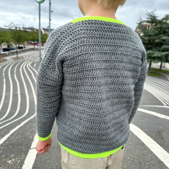 Contrast Cardi - Cárdigan para niños
2