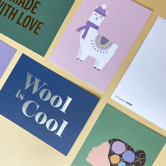 Tarjetas - 6 unidades - Wool Is Cool - Hobbii
5