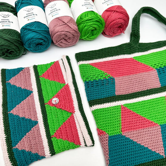Retro - Bolsa y bolsito
7