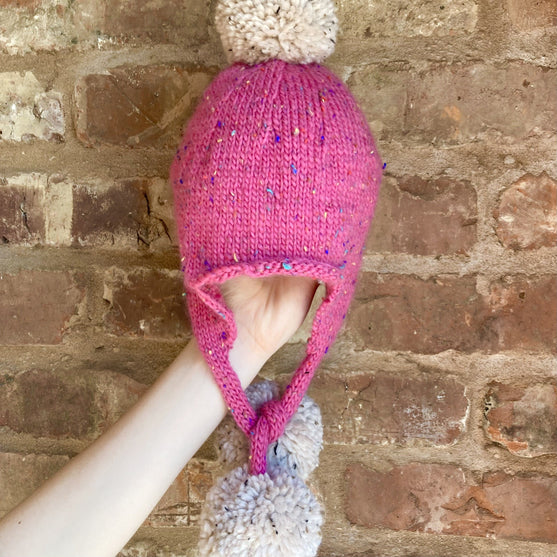 Triple pompom - Gorro de niños
3