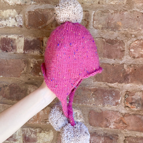 Triple pompom - Gorro de niños
4