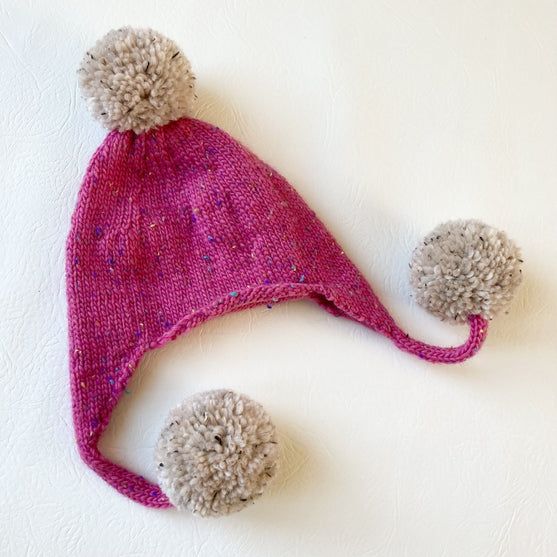 Triple pompom - Gorro de niños
5