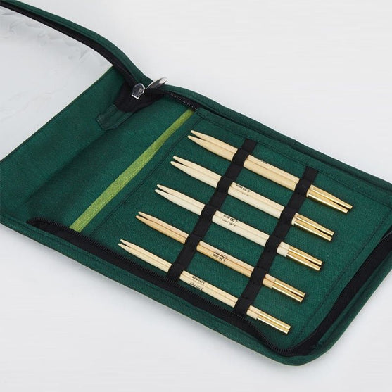 Set de agujas circulares intercambiables Bamboo - Principiante - KnitPro
2