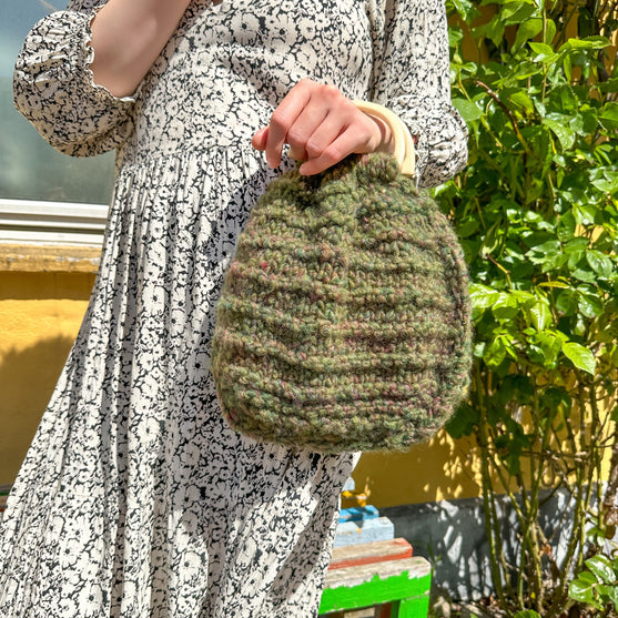 Asas de bolsa de madera - forma de D - Hobbii
6