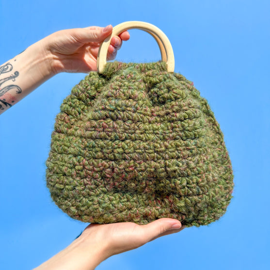 Asas de bolsa de madera - forma de D - Hobbii
3