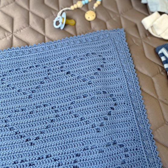 Lovely Hearts Bamboo - Manta de Bebé
7