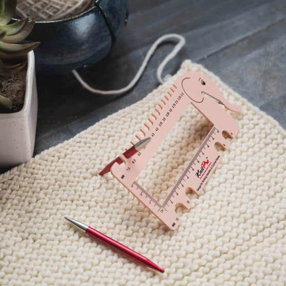 Medidor de agujas de ganchillo y punto - KnitPro
5