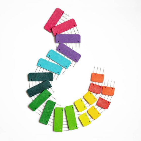 Agujas bloqueadoras Rainbow - KnitPro
6