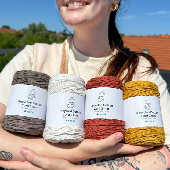 Recycled Cotton Cord (2 mm) - Hobbii
2