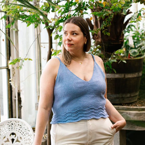 Tide Lace - Top de tirantes
2