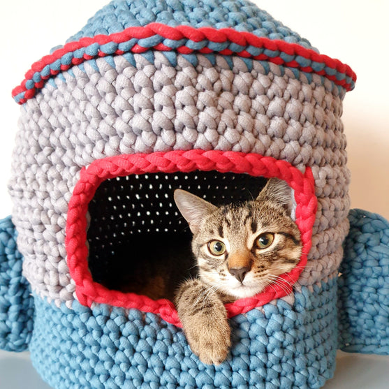 Space Cat - Casita para gatos
2