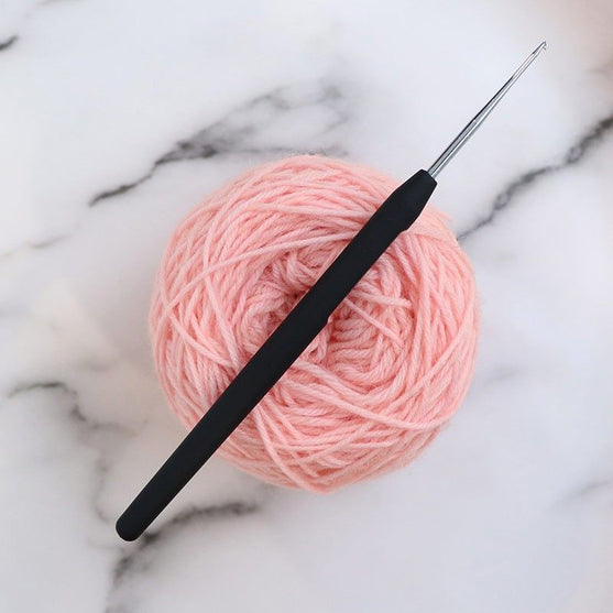 Ganchillo Steel de acero con mango ergonómico - KnitPro
6