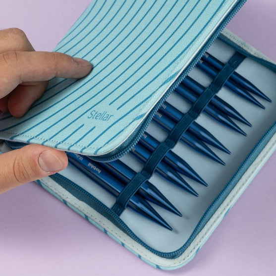 Juego de agujas circulares intercambiables Stellar Deluxe - Zafiro - Hobbii
3