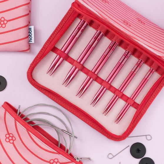 Juego de agujas circulares intercambiables Stellar Deluxe - Coral - Hobbii
3