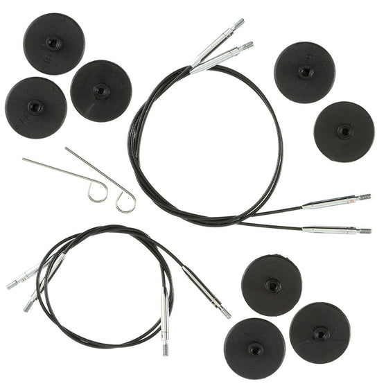 Betula Set de Agujas Circulares Intercambiables Cortas - Mulberry - Hobbii
7
