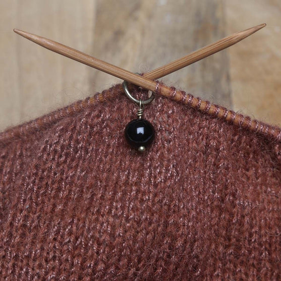 Marcadores de punto con cuentas - Go Handmade
2