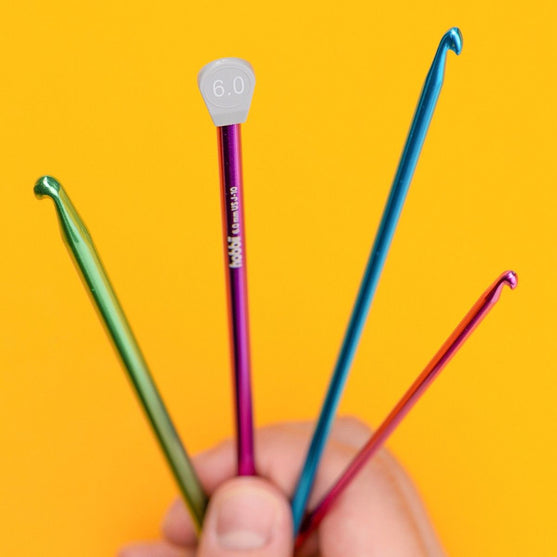 Set de Ganchillos Tunecinos de Aluminio - 27 cm - Hobbii
5