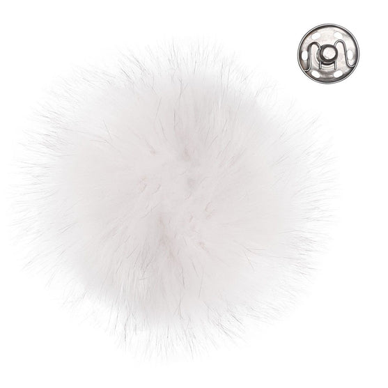 Pompón - blanco - Go Handmade
11
