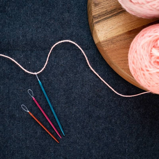 Agujas laneras/para rematar de aluminio - KnitPro
5