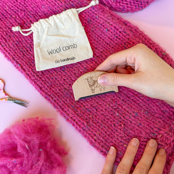 Peine/Cardador de lana - Go Handmade
6