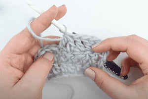 Double crochet decrease (dc dec)