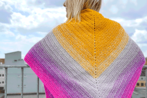 Crochet School: Simple Lines Shawl