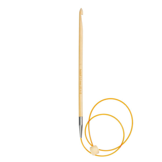 Aguja Tunecina de Bambú con Cable - 50 cm - Hobbii