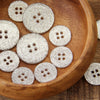 

Botones con purpurina - Plateados - Múltiples tamaños - Go Handmade
5