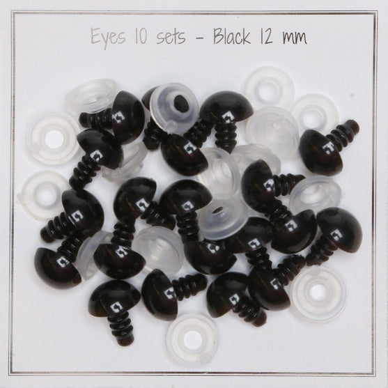 

Ojos de seguridad - 12 mm - Go Handmade
1