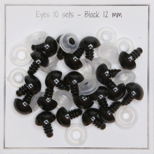 Ojos de seguridad - 12 mm - Go Handmade