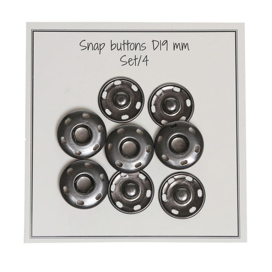 

Corchetes - 19 mm - 4 unidades - Go Handmade
1