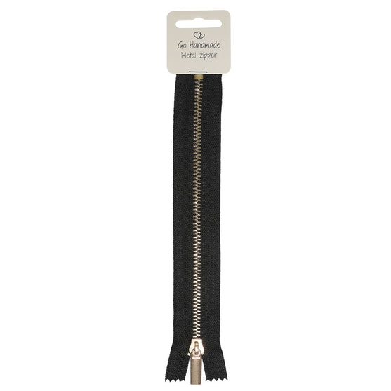 

Cremallera de Metal - Color Negro - Go Handmade
1