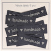 

Etiquetas tela - "Handmade" y corazones - 5 cm - 10 unidades - Go Handmade
1