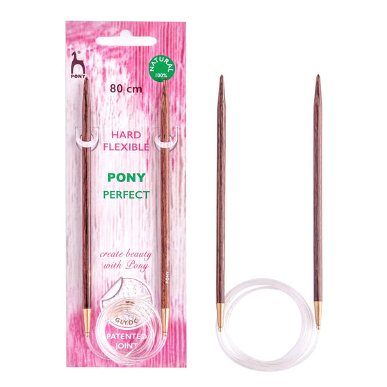 

Agujas circulares Perfect: 80 cm - Pony
1