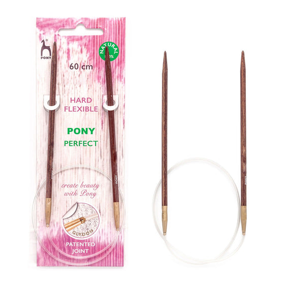 

Agujas circulares Perfect: 60 cm - Pony
1