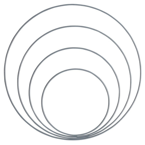 

Mezcla de Anillas de metal (15, 20, 25 y 30 cm), 4 unidades. - Go Handmade
1