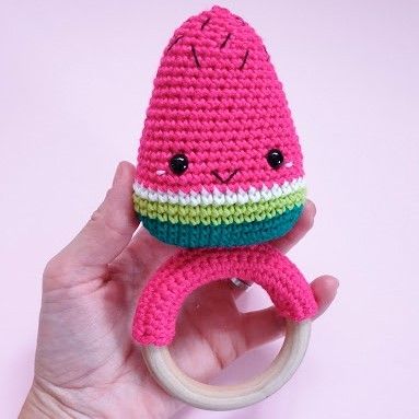 

Kawaii Sandía - Sonajero
3